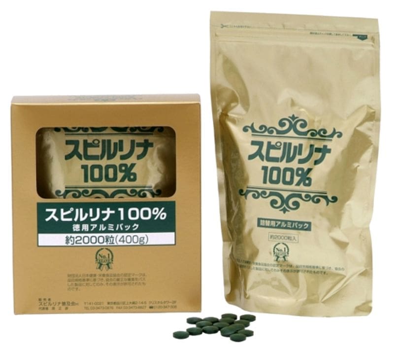 日本原裝【會昌】Japan Algae 100%螺旋藻錠(2000錠/盒)