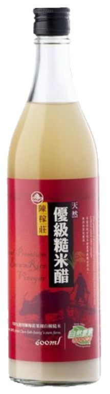 【陳稼莊】優級糙米醋(600ml/瓶)