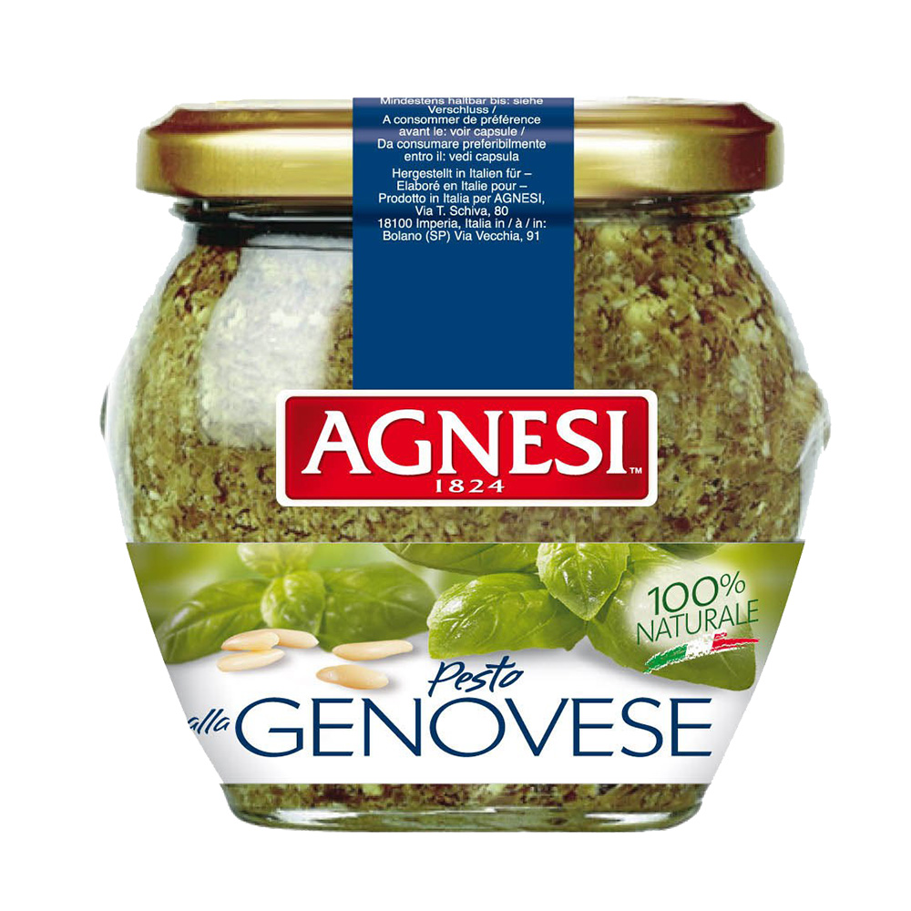 Agnesi義式蒜香義大利麵醬 Agnesi pesto alla Genovesee 185g