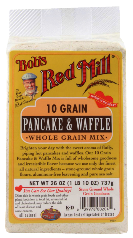 【Bob’s Red Mill】美國-Bob's Red Mill 鮑伯紅磨坊-養生10穀鬆餅預拌粉 ( 737g/包 )