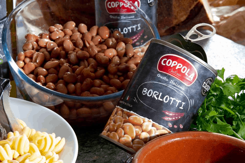 【COPPOLA】義大利-Coppola 柯波拉-紅點豆 / 2罐裝 ( 400g/罐 )