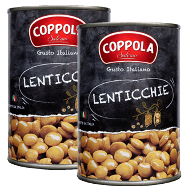 【COPPOLA】義大利-Coppola 柯波拉-扁豆 / 2罐裝 ( 400g/罐 )