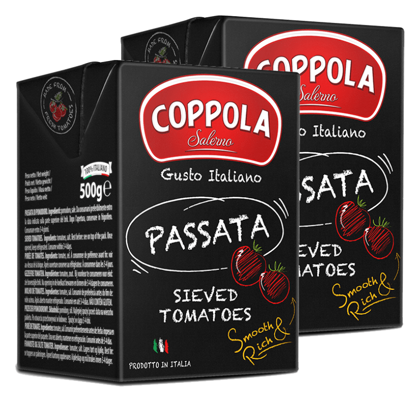 【COPPOLA】義大利-Coppola 柯波拉-番茄泥(利樂包) / 2包裝 ( 500g/包 )