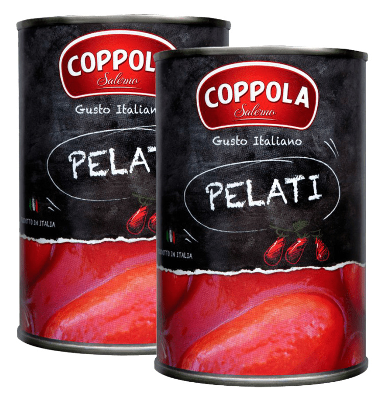 【COPPOLA】義大利-Coppola 柯波拉-去皮整粒番茄 / 2罐裝 ( 400g/罐 )