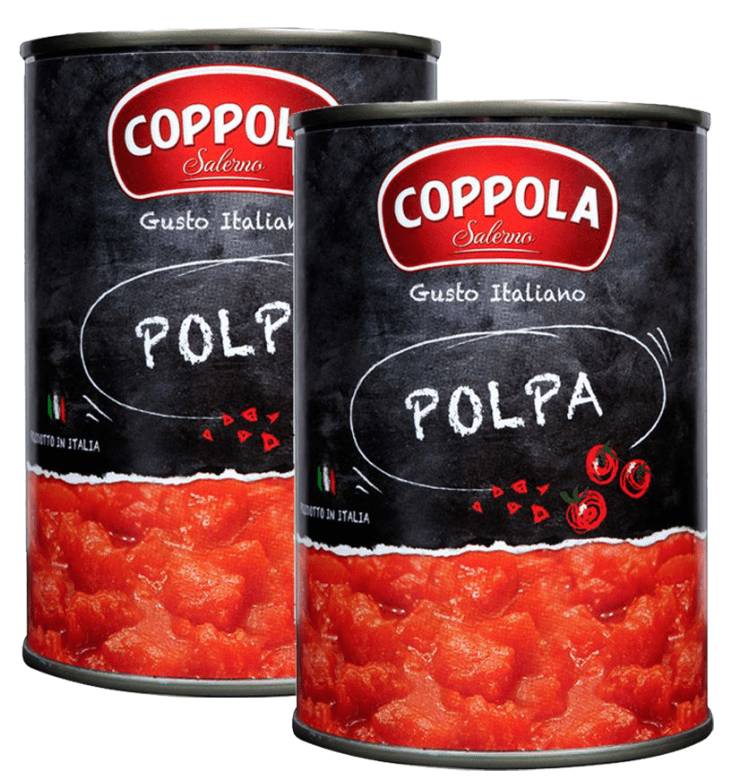 【COPPOLA】義大利-Coppola 柯波拉-切丁番茄 / 2罐裝 ( 400g/罐 )