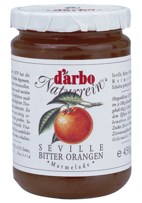 奧地利-D'arbo 德寶-天然柑橘果醬 ( 450g/瓶 )