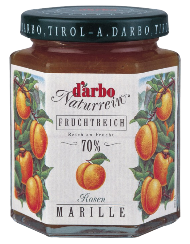 奧地利-D'arbo 德寶-70%果肉天然杏桃果醬 ( 200g/瓶 )