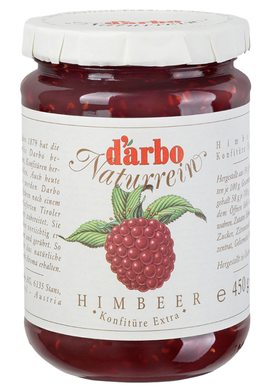 奧地利-D'arbo 德寶-天然覆盆莓果醬 ( 450g/瓶 )