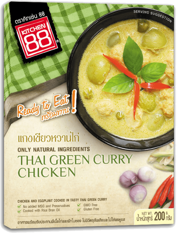 Kitchen88泰式綠咖哩雞即食包 200g