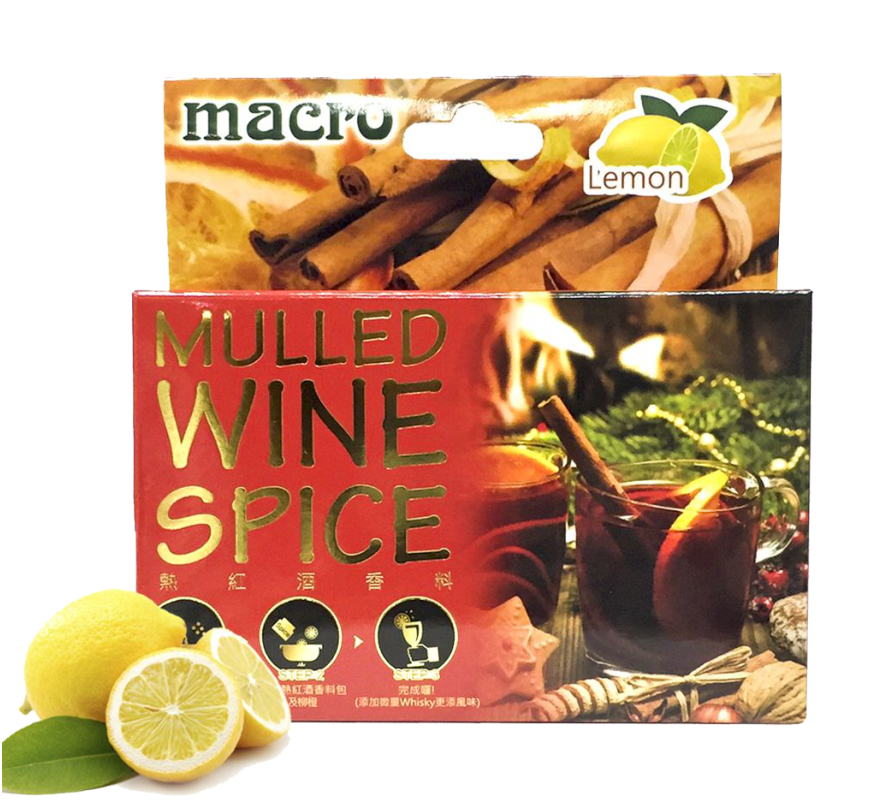 英國-Macro-熱紅酒香料 香檸風味 60g/2盒裝 ( 5包/盒 )