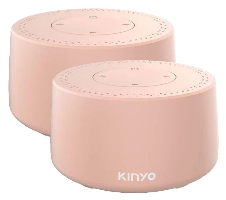 【KINYO】藍牙讀卡喇叭-2個1組/粉色 (BTS-720)