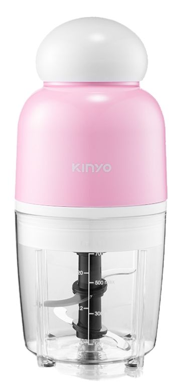 【KINYO】多功能食物調理機-粉紅色 (JC-03)