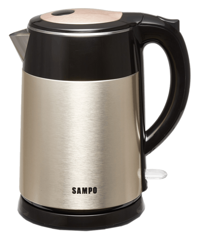 【SAMPO】聲寶1.5L雙層防燙不鏽鋼快煮壺 (KP-SF15D)