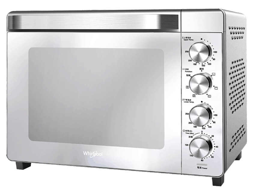 【Whirlpool 惠而浦】32公升不鏽鋼機械式烤箱 (WTOM321S)